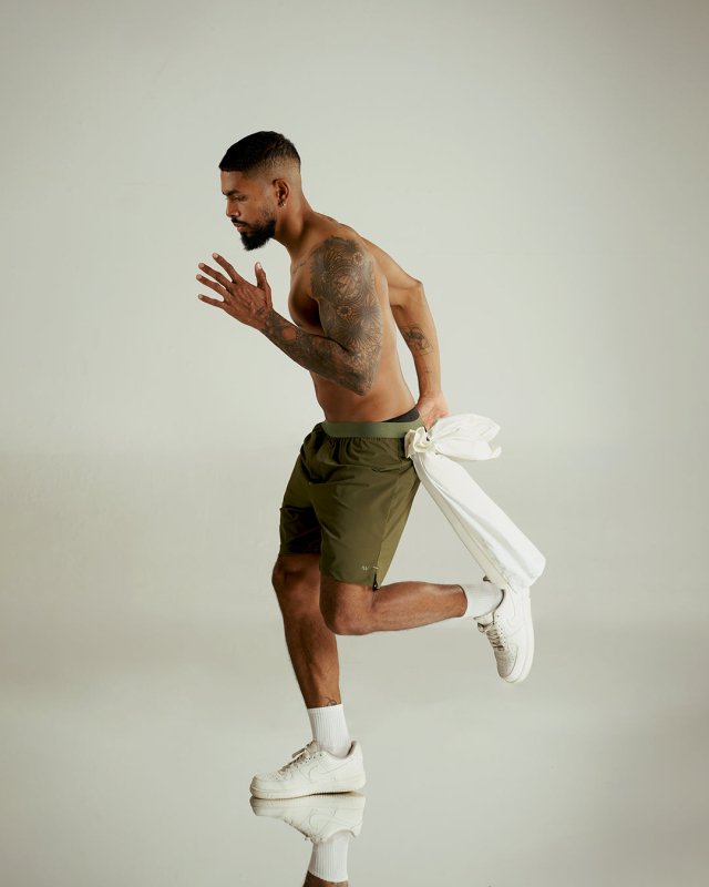 Crimson short men Verde Militar - AW