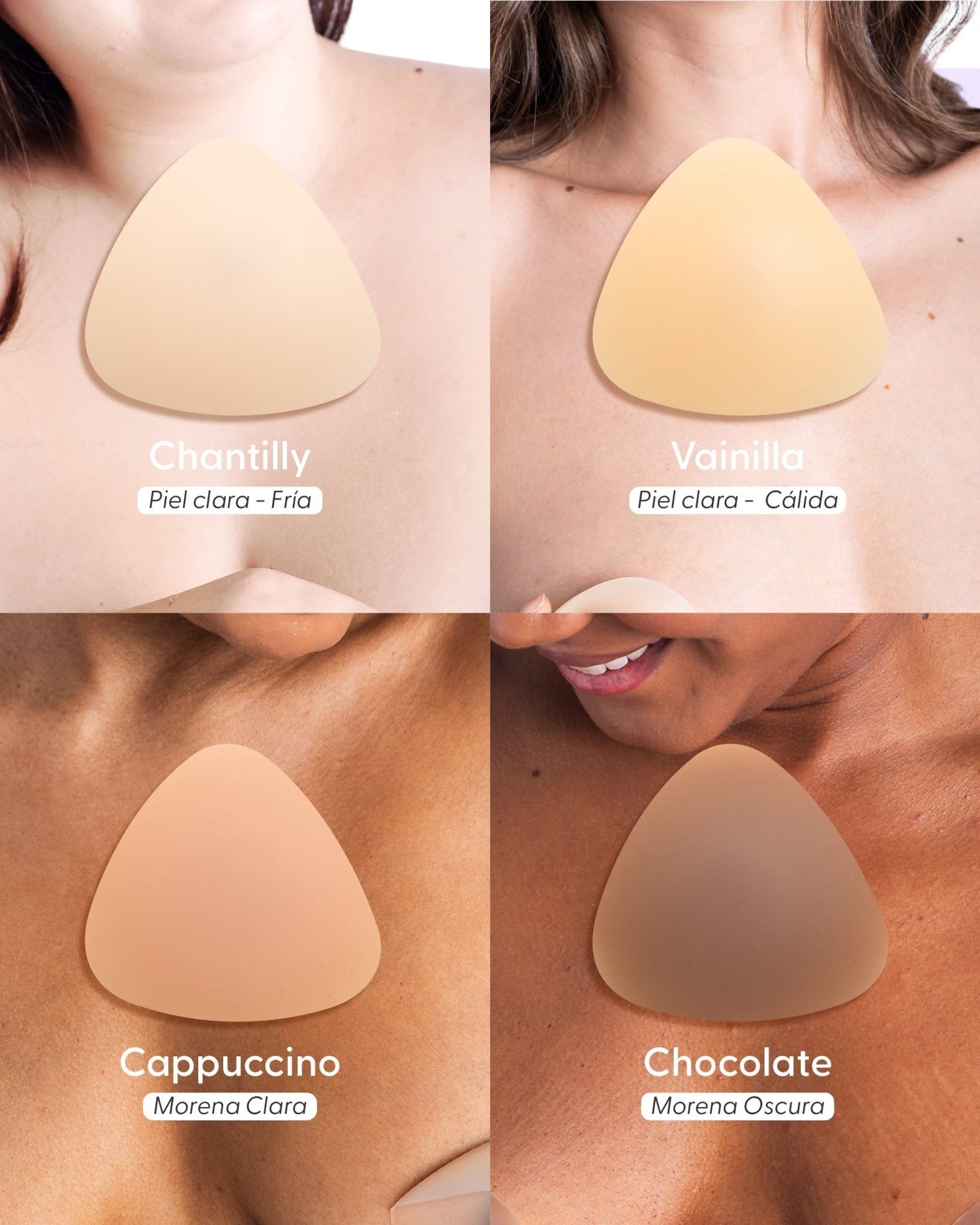 Triaungular Nipcover Capuccino