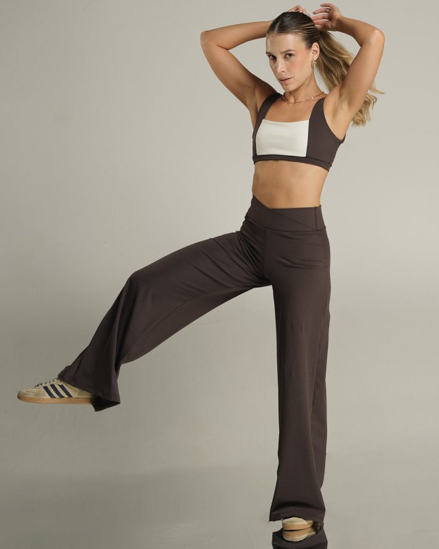 CurveUp Crossover Leggings Expresso - AW