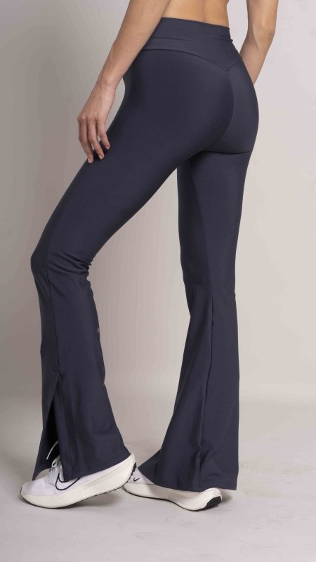 High waist leggings flair Azul Noche - AW