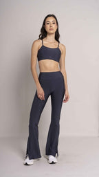 High waist leggings flair Azul Noche - AW