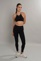 High waist leggings seamless Negro - AW