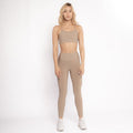 High Waist leggings sens Latte - AW