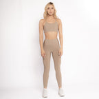 High Waist leggings sens Latte - AW
