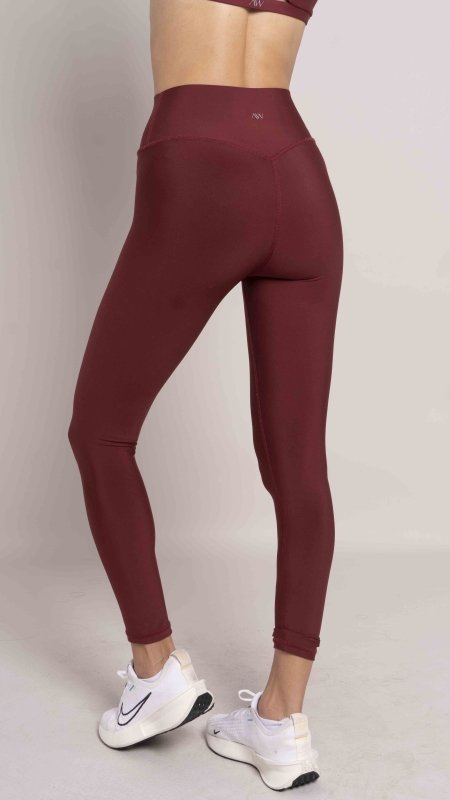 High Waist leggings sens merlot - AW