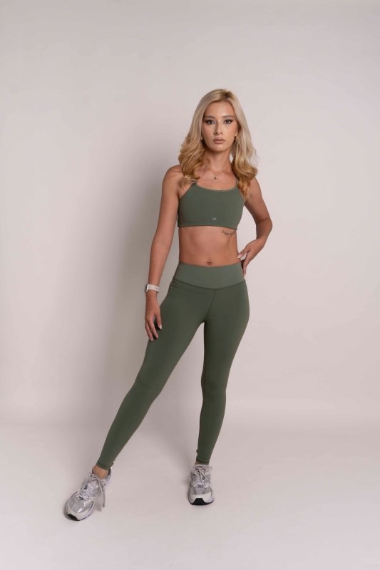 High Waist leggings Suplex Verde Moss - AW