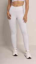 High Waist leggins V Light Blue - AW