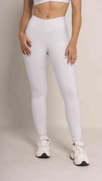 High Waist leggins V Light Blue - AW