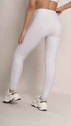 High Waist leggins V Light Blue - AW