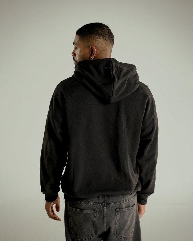 Hoodie Classic Men Negro - AW