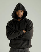 Hoodie Classic Men Negro - AW