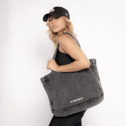 Tote bag Negra lavada Action Wear