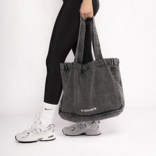 Tote bag Negra lavada Action Wear