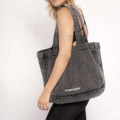 Tote bag Negra lavada Action Wear