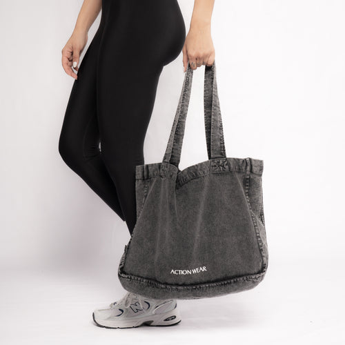 Tote bag Negra lavada Action Wear