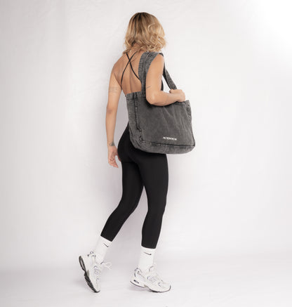 Tote bag Negra lavada Action Wear