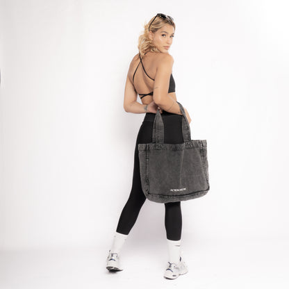 Tote bag Negra lavada Action Wear