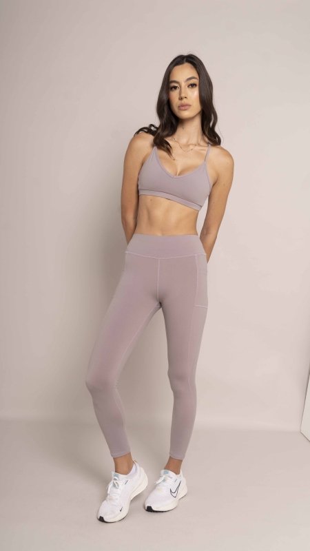 Leggings Pocket Morado - AW