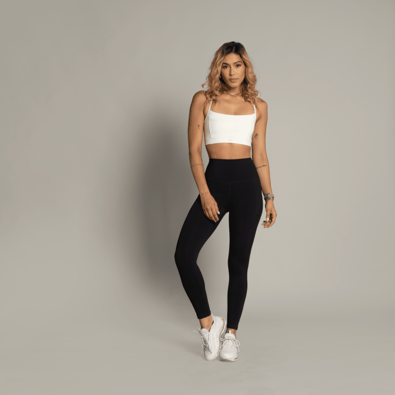 Leggings Pocket Suplex / Bonding Negro - AW