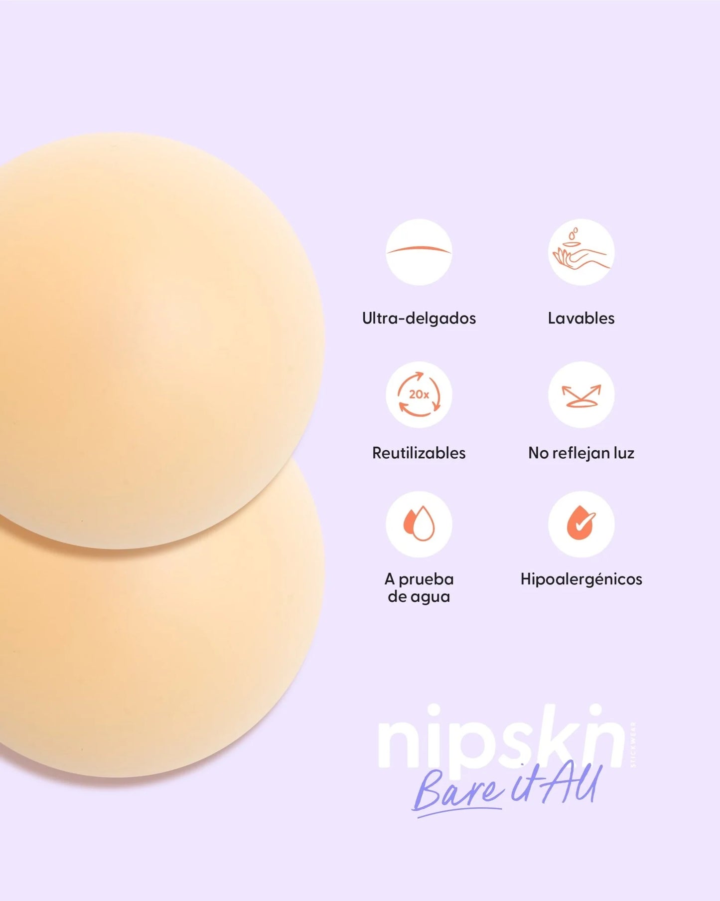 Nipcover ultra-thin Vainilla