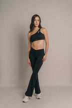 One shoulder sport bra Negro - AW