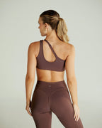 One shoulder sport bra Sens Mousse - AW