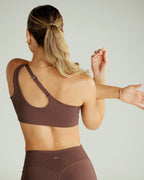 One shoulder sport bra Sens Mousse - AW