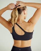 One shoulder sport bra Sens Navy - AW