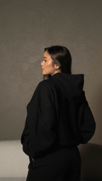 Overzised Hoodie Women Negro - AW
