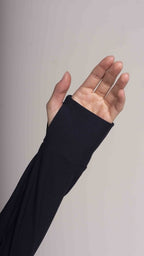 Overzised zip neck Navy - AW