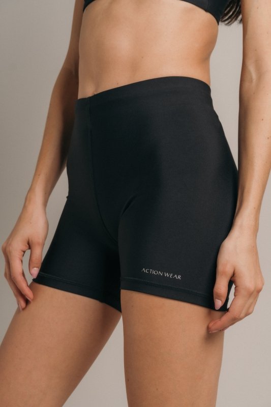 Parfait high waist biker Negro - AW