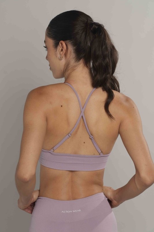 Racerback seamless Lila Oscuro - AW