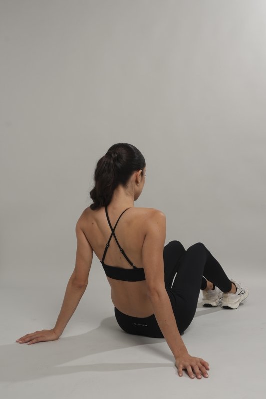 Racerback seamless Negro - AW