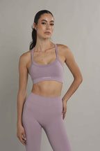 Sculpt Seamless top Lila Oscuro - AW