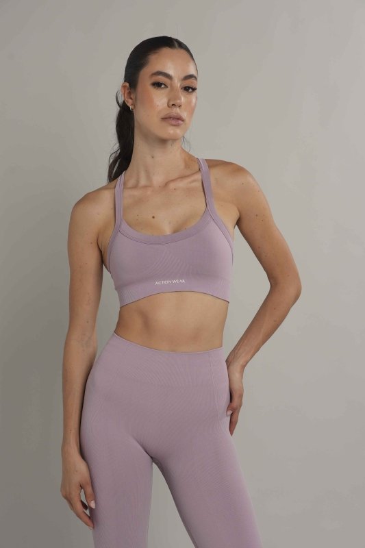 Sculpt Seamless top Lila Oscuro - AW