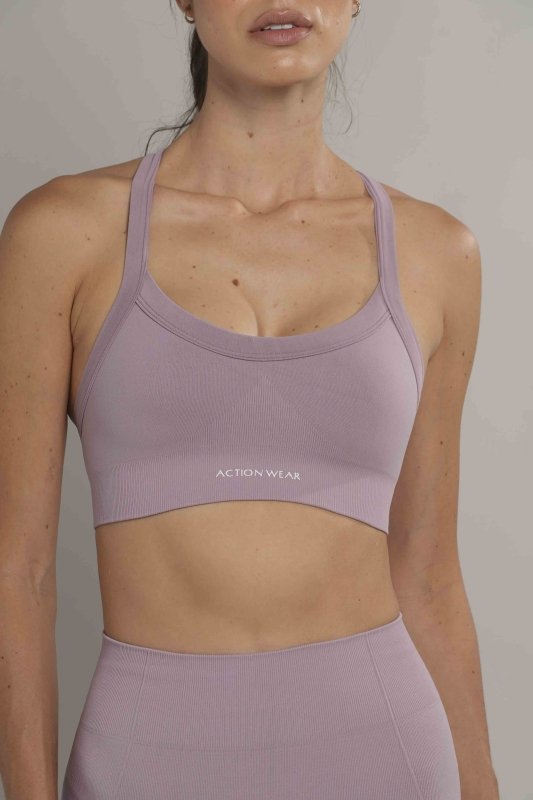 Sculpt Seamless top Lila Oscuro - AW