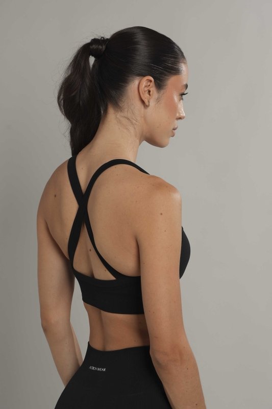 Sculpt Seamless top Negro - AW