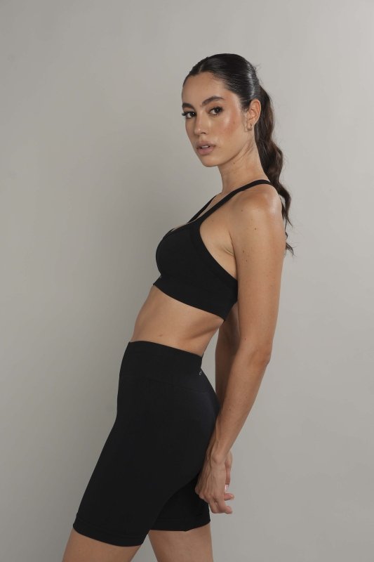 Sculpt Seamless top Negro - AW