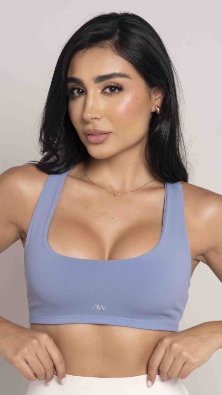 Sport Bra Azul Denim - AW