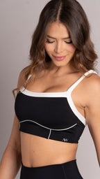 Square blis top Negro - AW