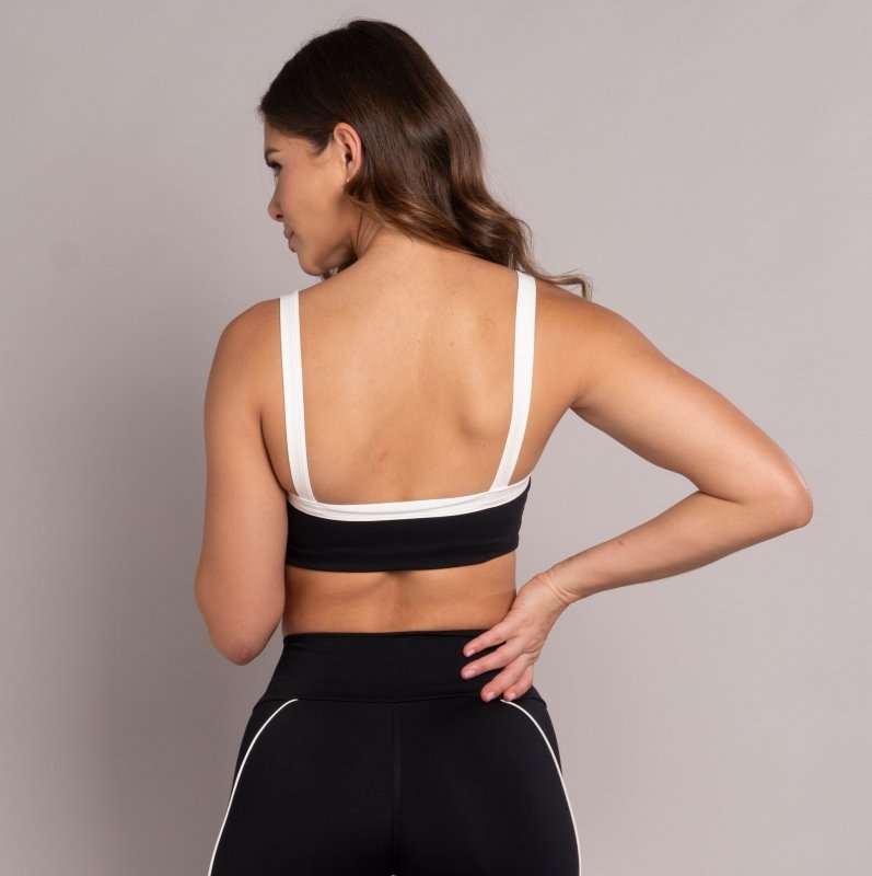 Square blis top Negro - AW