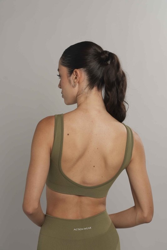 Square bra seamless Willow - AW
