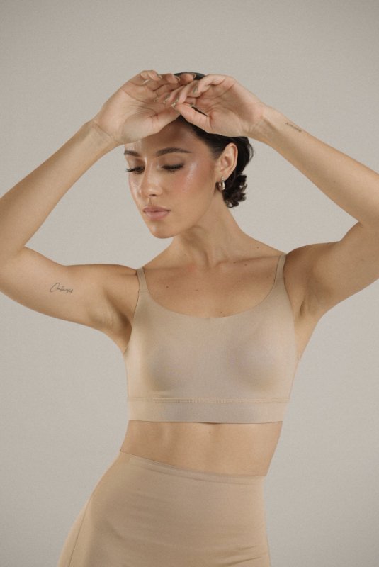 Square Bralette Mocha - AW