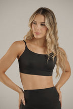 Square Bralette Negro - AW