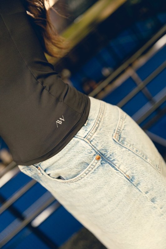 Square tee Long Sleeve Negro - AW