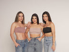 Strapless crop Almond - AW