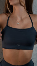 Strappy Bra Power Azul Noche - AW