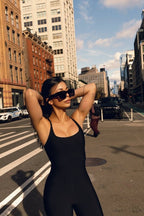 Strappy jumpsuit Sens Negro Smoke - AW