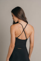 Strappy t shirt Negro - AW