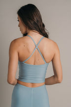 Strappy t shirt Tourmaline - AW